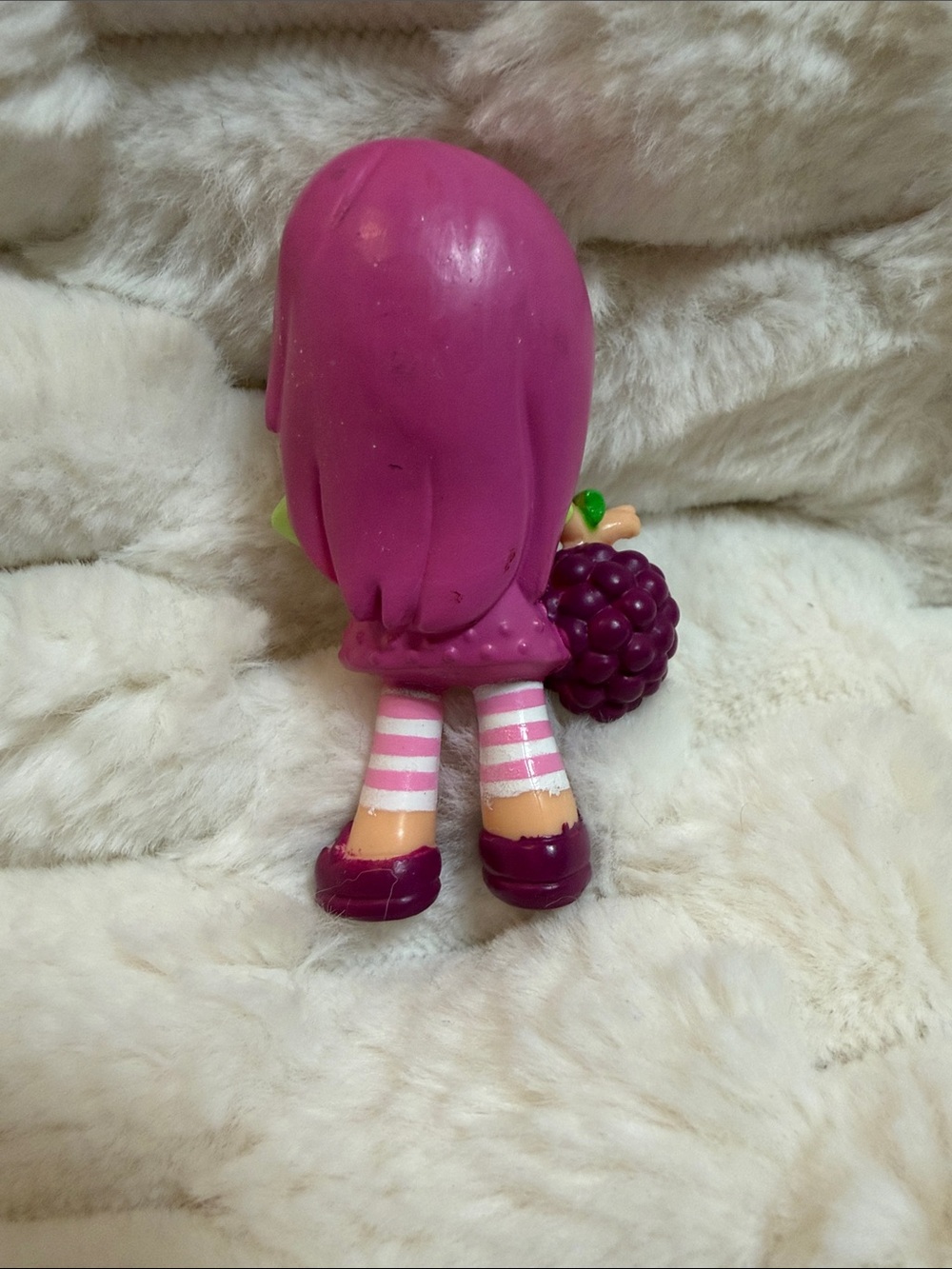 2008 Hasbro Strawberry Shortcake Raspberry Torte Mini Figure PVC - Picture 2 of 3